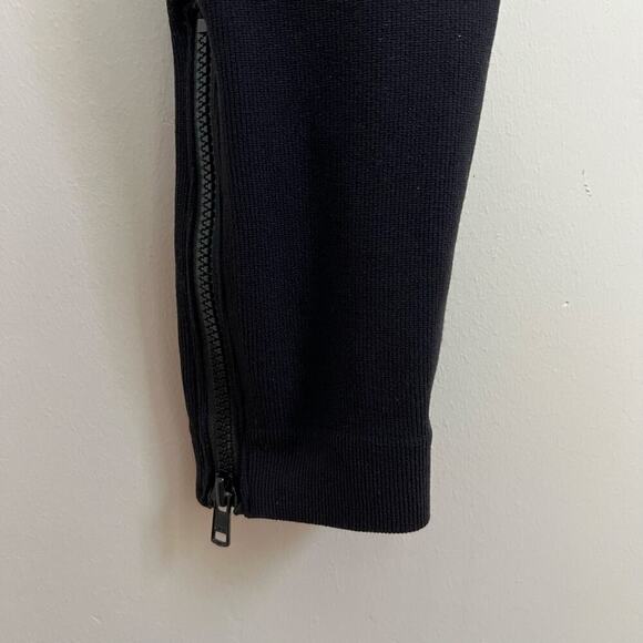 SPANX Black Seamless Tummy Control Slimming Zipper Ankle Leggings Small - Picture 6 of 8